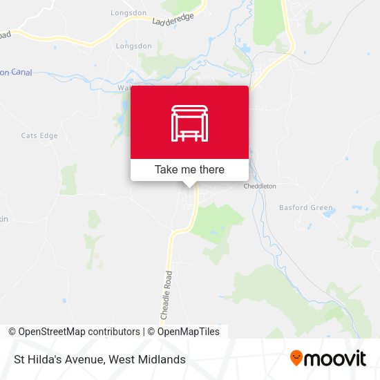 St Hilda's Avenue map