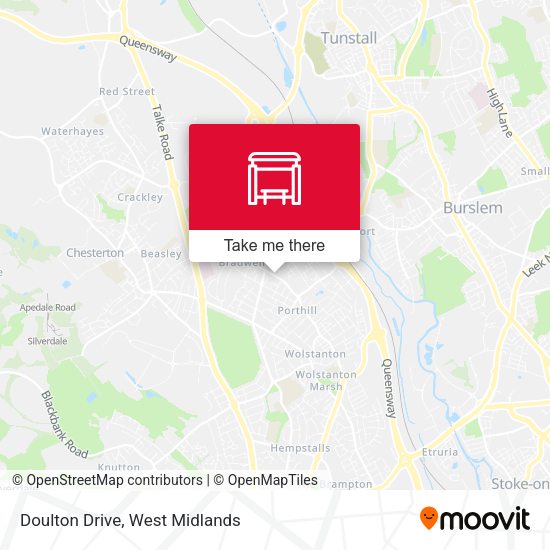 Doulton Drive map