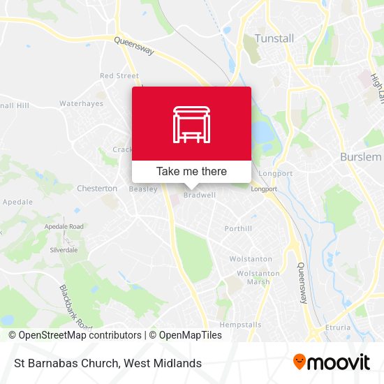 St Barnabas Church map