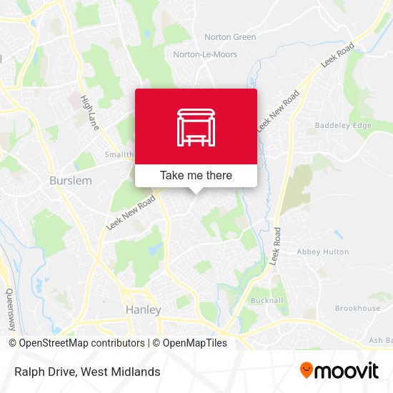 Ralph Drive map