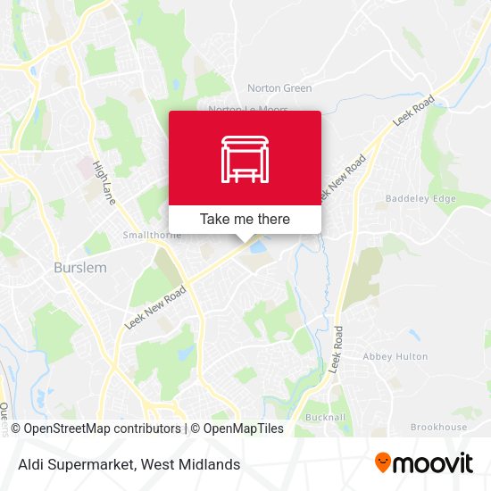 Aldi Supermarket map