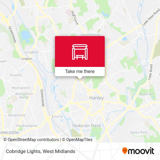 Cobridge Lights map