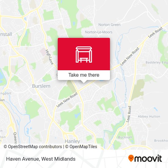 Haven Avenue map
