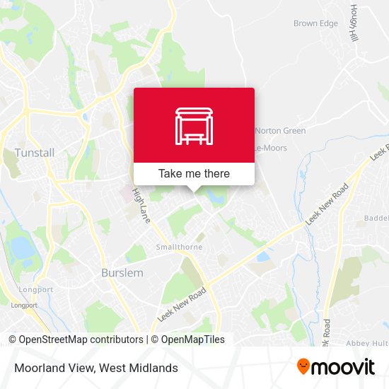 Moorland View map