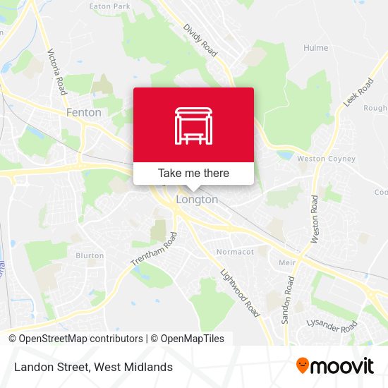 Landon Street map
