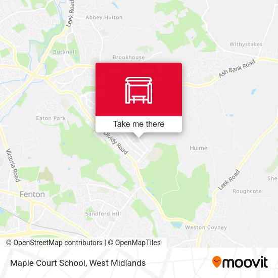 Maple Court School map