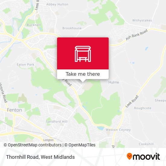 Thornhill Road map