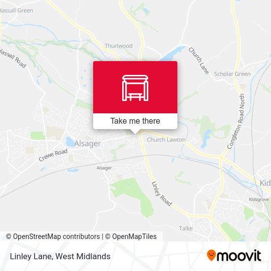 Linley Lane map