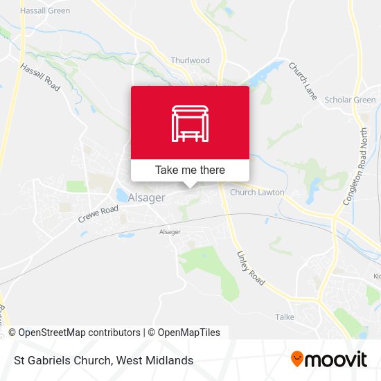 St Gabriels Church map