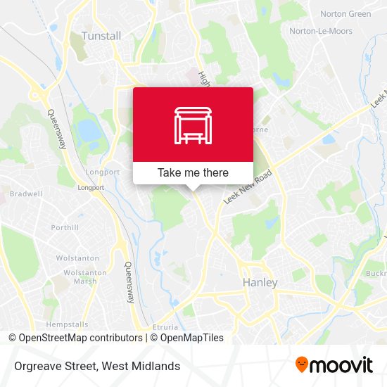 Orgreave Street map