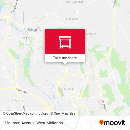 Maureen Avenue map