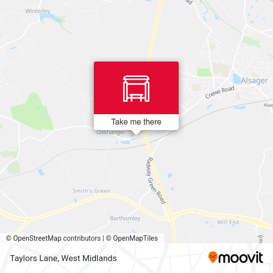 Taylors Lane map