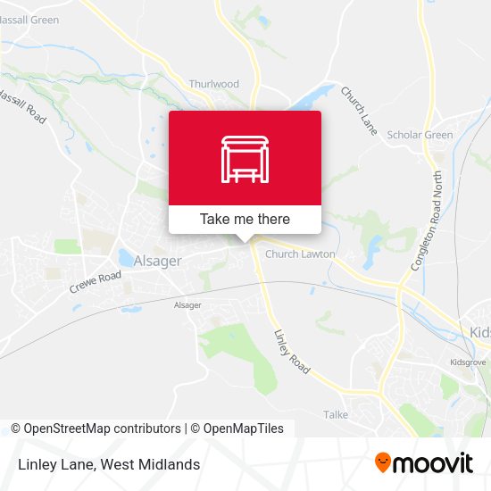 Linley Lane map