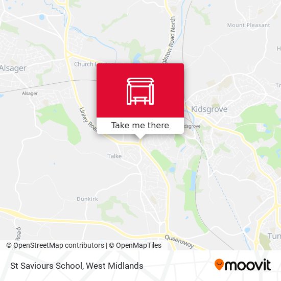 St Saviours School map