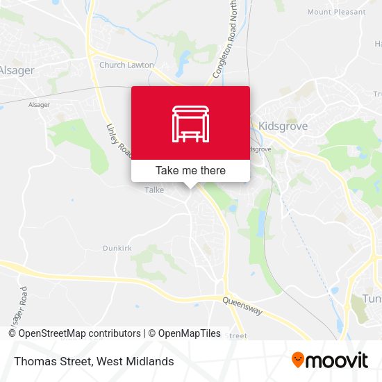 Thomas Street map