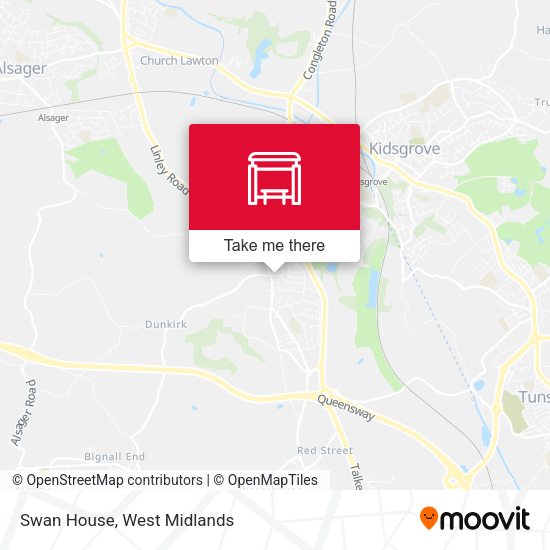 Swan House map