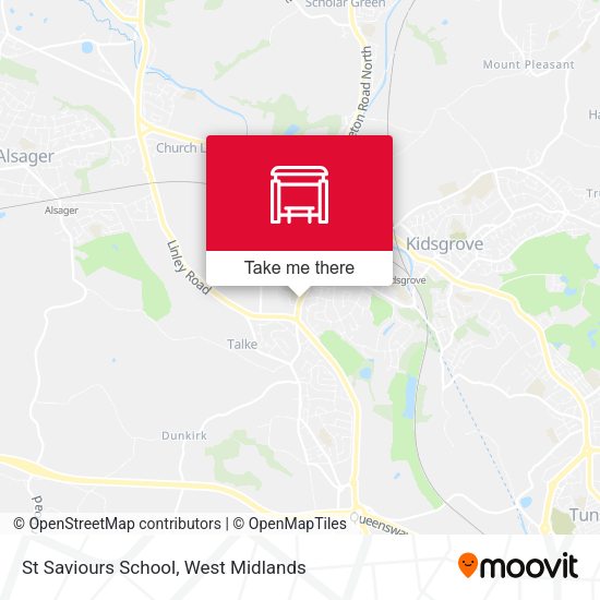 St Saviours School map