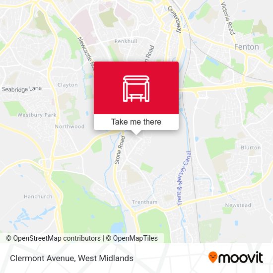 Clermont Avenue map