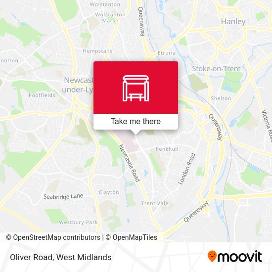 Oliver Road map