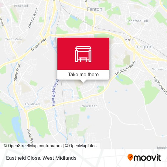 Eastfield Close map