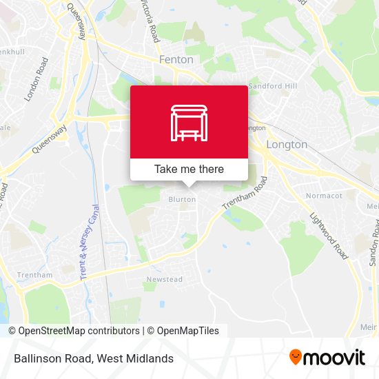 Ballinson Road map