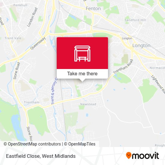 Eastfield Close map
