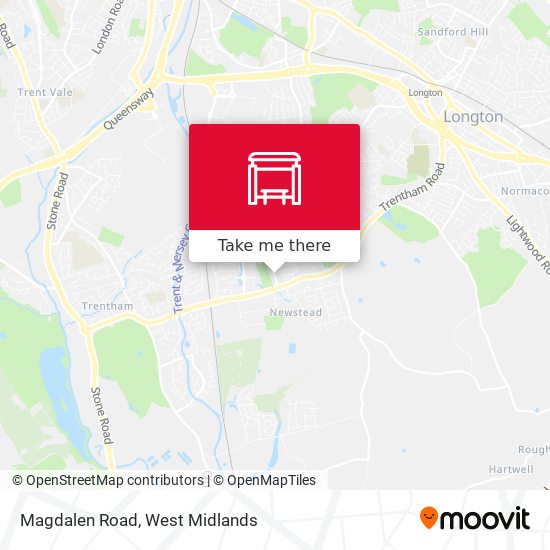 Magdalen Road map