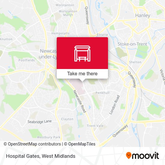 Hospital Gates map