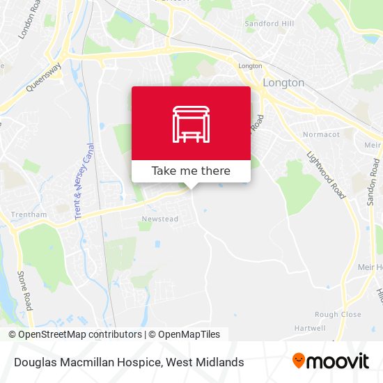 Douglas Macmillan Hospice map