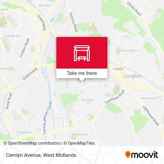 Cemlyn Avenue map