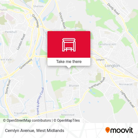 Cemlyn Avenue map