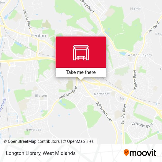 Longton Library map