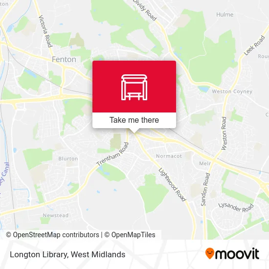 Longton Library map