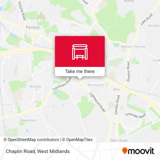 Chaplin Road map