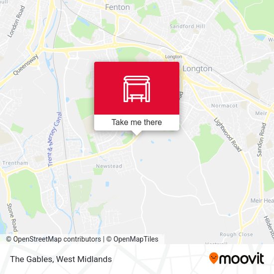 The Gables map