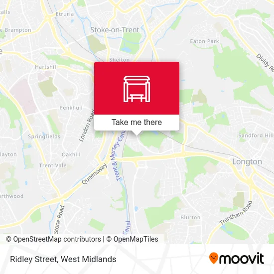 Ridley Street map