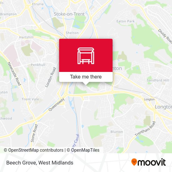 Beech Grove map