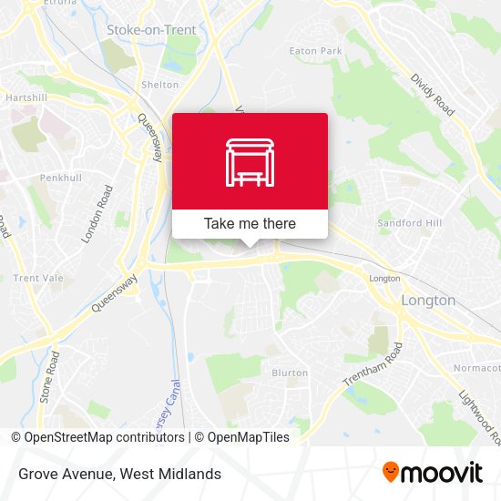 Grove Avenue map