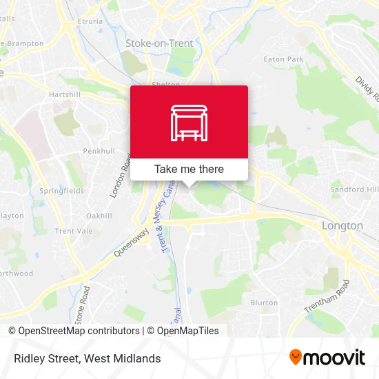 Ridley Street map