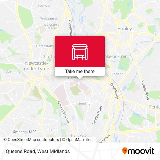 Queens Road map