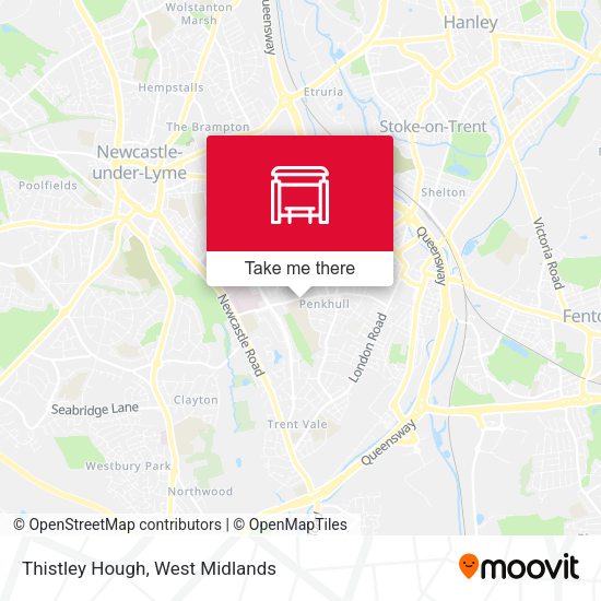Thistley Hough map