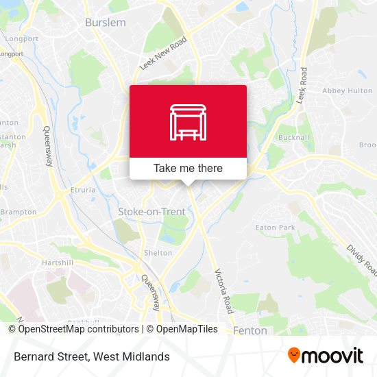 Bernard Street map