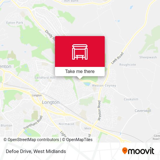Defoe Drive map