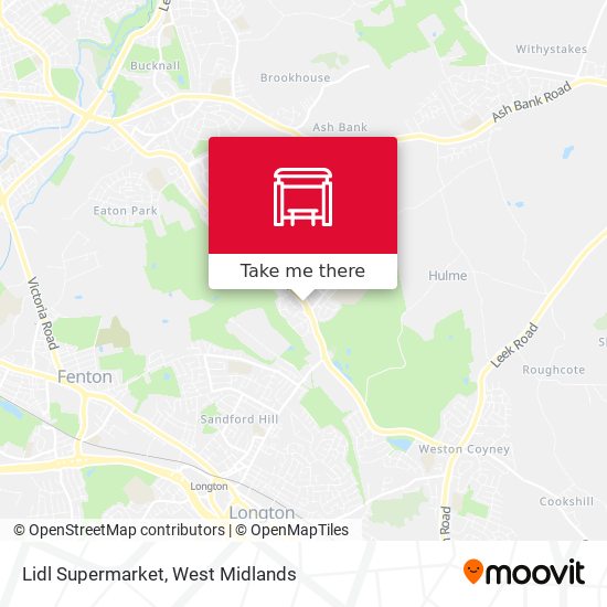 Lidl Supermarket map