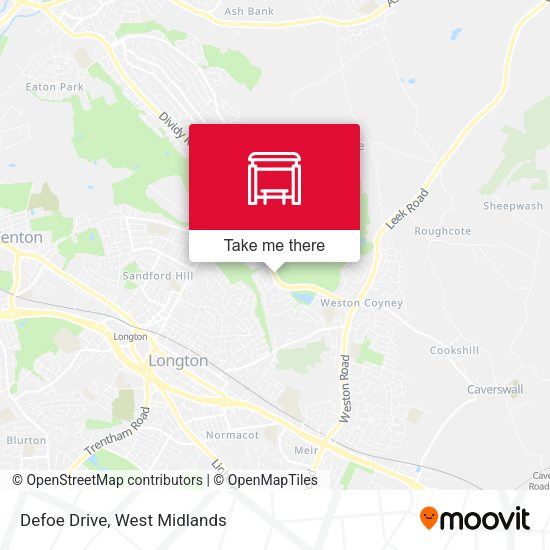 Defoe Drive map
