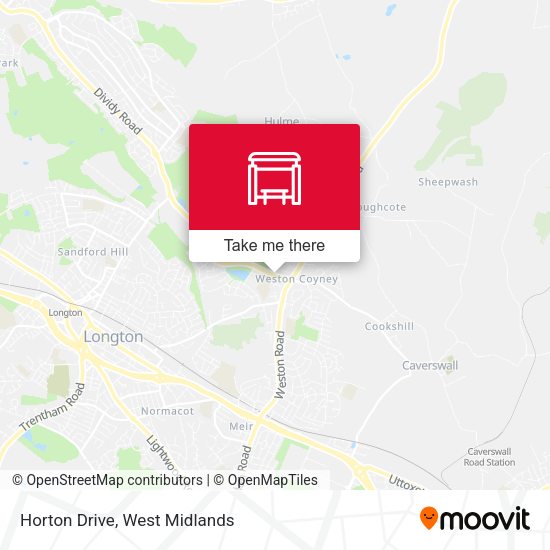 Horton Drive map