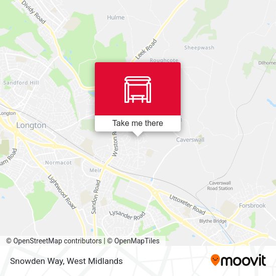 Snowden Way map