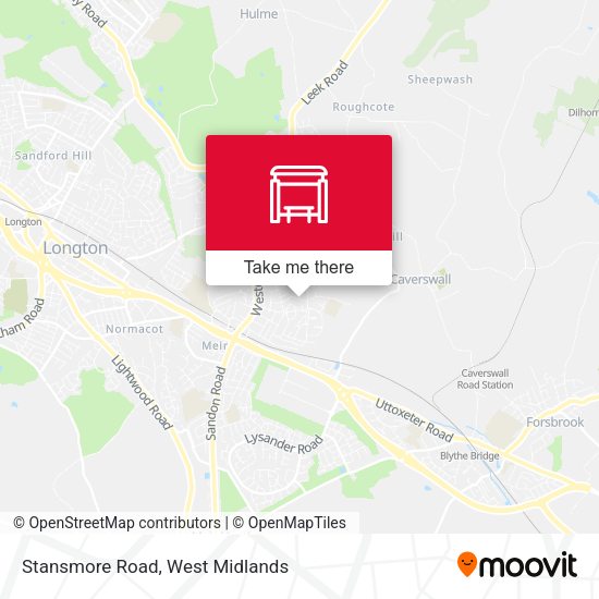 Stansmore Road map