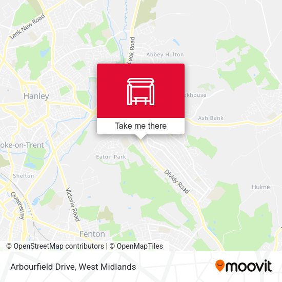 Arbourfield Drive map