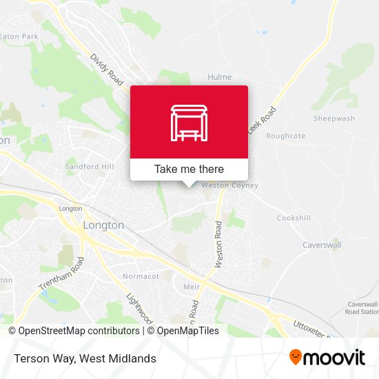 Terson Way map